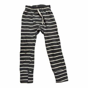 Childhoods Striped Knit Sweatpants - Grey & White